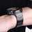 For Huawei Watch 4 Pro Stainless Steel Band Press-Type Magnetic Metal Watch Strap - Titanium Grey - 3