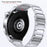 For Huawei Watch 4 Pro Stainless Steel Band Press-Type Magnetic Metal Watch Strap - Titanium Grey - 5