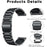 For Huami Amazfit Bip 6 A2435 3-Bead Stainless Steel Strap with TPU Full Cover Watch Case and Removal Tool - Black - 3