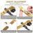 For Huami Amazfit Bip 6 A2435 3-Bead Stainless Steel Strap with TPU Full Cover Watch Case and Removal Tool - Black - 7
