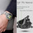 For Samsung Galaxy Watch7 44mm 3-Bead Stainless Steel Strap with TPU Full Cover Watch Case and Removal Tool - Silver - 5