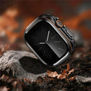 Watch Case for Apple Watch Ultra 3 49mm / Ultra 2 49mm / Ultra 49mm Decorative Ring Design Zinc Alloy + PC Protective Cover - Black - 6