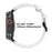 FKM Fluoroelastomer Strap with Black Connector for Apple Watch Ultra 3 2 1 49mm / Series 11 10 46mm / 9 8 7 45mm / SE3 SE2 SE 6 5 4 44mm / 3 2 1 42mm Woven Texture Watch Band - Black / Black Buckle - 7