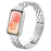 Slim 5-Bead Watch Band for Huawei Band 11 Pro NFC  /  11 NFC  /  11 Pro  /  11 Stainless Steel Strap - Silver - 2