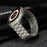 Titanium Alloy Band for Apple Watch Ultra 3 2 1 49mm  /  Series 11 10 46mm  /  9 8 7 45mm  /  SE3 SE2 SE 6 5 4 44mm  /  3 2 1 42mm 3-Bead Watch Strap with Magnetic Buckle - Black - 7