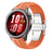 For Huawei Watch GT Runner 2 Textured Silicone Band with Folding Buckle Replacement Wristband - Orange - 2