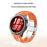 For Huawei Watch GT Runner 2 Textured Silicone Band with Folding Buckle Replacement Wristband - Orange - 3