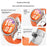 For Huawei Watch GT Runner 2 Textured Silicone Band with Folding Buckle Replacement Wristband - Orange - 4