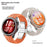 For Huawei Watch GT Runner 2 Textured Silicone Band with Folding Buckle Replacement Wristband - Orange - 6