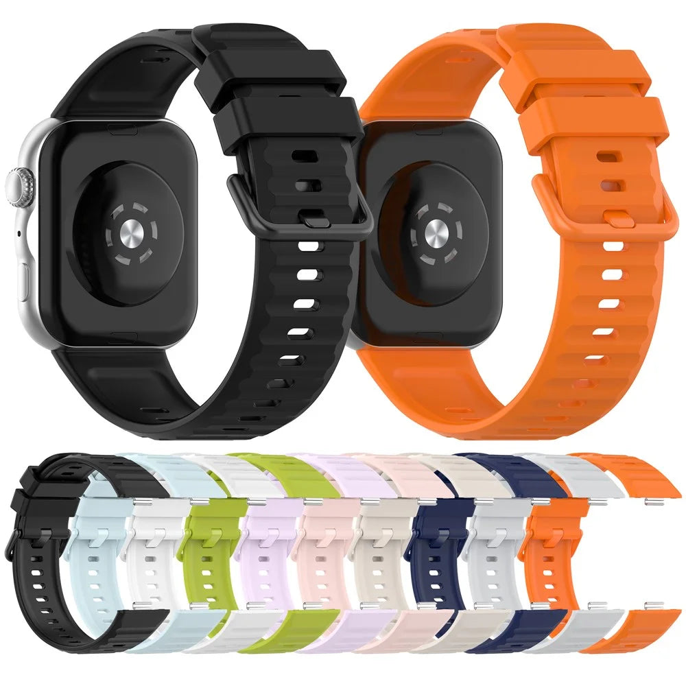 Silicone Strap for Huawei Watch Fit 5 / Fit 5 Pro / Fit 4 / Fit 4 Pro / Fit 3 , Sport Band Adjustable Wristband - Baby Blue - 6