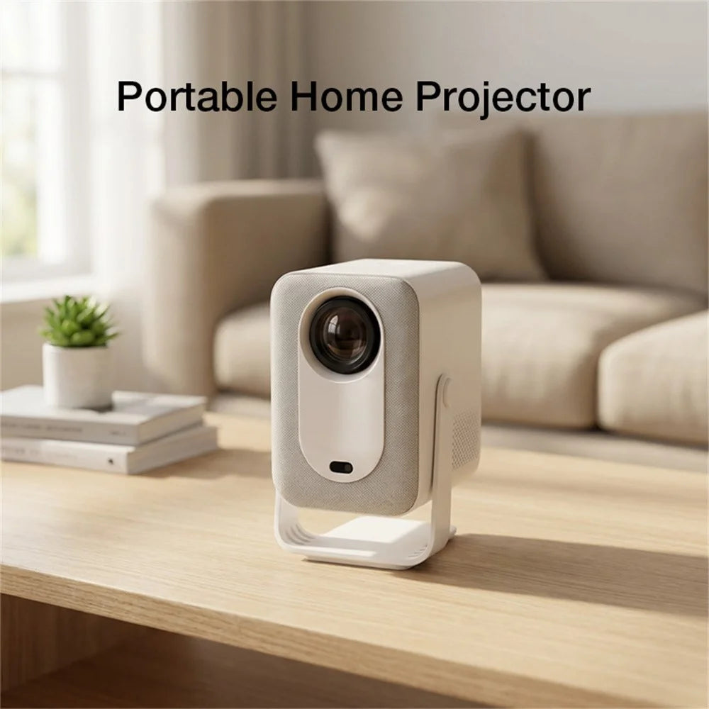 IMC600 Pro Mini Portable Projector 1+8GB Storage 720P HD WiFi 6 Android 14 Auto Focus Home Theater Projector - EU Plug - 4