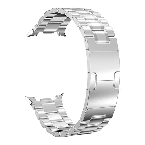 Metal Strap for Samsung Galaxy Watch8 44mm / Watch8 40mm / Watch8 Classic 46mm Five-Bead Stainless Steel Watch Band - Silver - 1