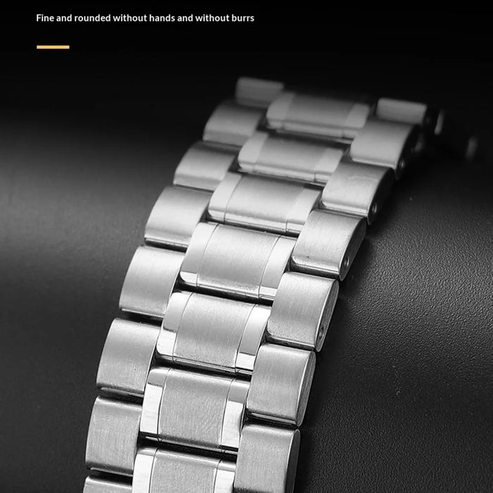 Metal Strap for Samsung Galaxy Watch8 44mm / Watch8 40mm / Watch8 Classic 46mm Five-Bead Stainless Steel Watch Band - Silver - 2
