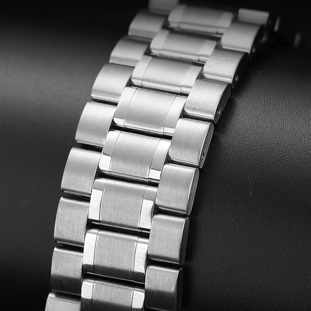 For Samsung Galaxy Watch 46mm Metal Strap Five-Bead Electroplated Stainless Steel Watch Band - Tarnish - 3