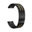 For Samsung Galaxy Watch 46mm Metal Strap Electroplated Replacement Five-Bead Stainless Steel Band - Black / Gold - 1