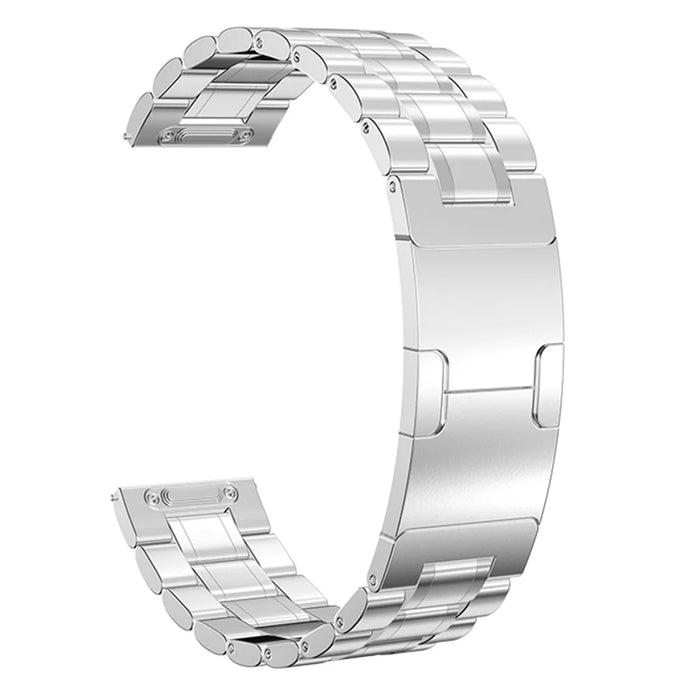For Samsung Galaxy Watch 46mm Metal Strap Quick Release Five-Bead Stainless Steel Watch Band - Silver - 1
