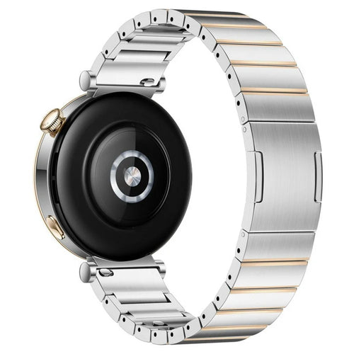 Quick Release Strap for Huawei Watch GT 6 41mm / GT 5 41mm / GT 4 41mm / GT 5 Pro 42mm / Xiaomi Watch S4 41mm , 18mm Stainless Steel Watch Band - Silver / Gold - 1