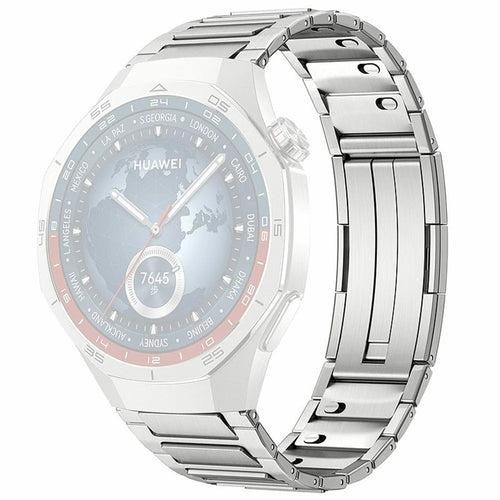 Stainless Steel Strap for Oppo Watch X / X2 / X3 / Watch 4 Pro / OnePlus Watch 2 Quick Release Metal Chain Band 22mm Wristband - Silver - 1