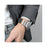 22mm Strap for Oppo Watch 4 Pro / X3 / X2 / X Titanium Alloy + Silicone 1-Bead Replacement Wristband - Silver+Orange - 5
