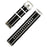 22mm Nylon Strap for Oppo Watch 4 Pro / X3 / X2 / X Breathable Replacement Wristband - Black  /  White - 1