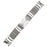 For Huawei Watch GT Runner 2 Titanium Alloy Watch Band Adjustable Bamboo Link Metal Strap - Silver - 1