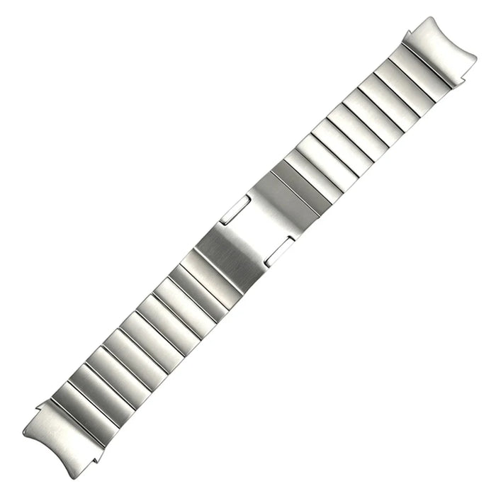 For Huawei Watch GT Runner 2 Titanium Alloy Watch Band Adjustable Bamboo Link Metal Strap - Silver - 2