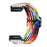22mm Woven Nylon Strap for Garmin Fenix 8 47mm / 7 / 5 / 5 Plus Elastic Braided Watch Band - Rainbow - 1