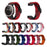 22mm Woven Nylon Strap for Garmin Fenix 8 47mm / 7 / 5 / 5 Plus Elastic Braided Watch Band - Rainbow - 3