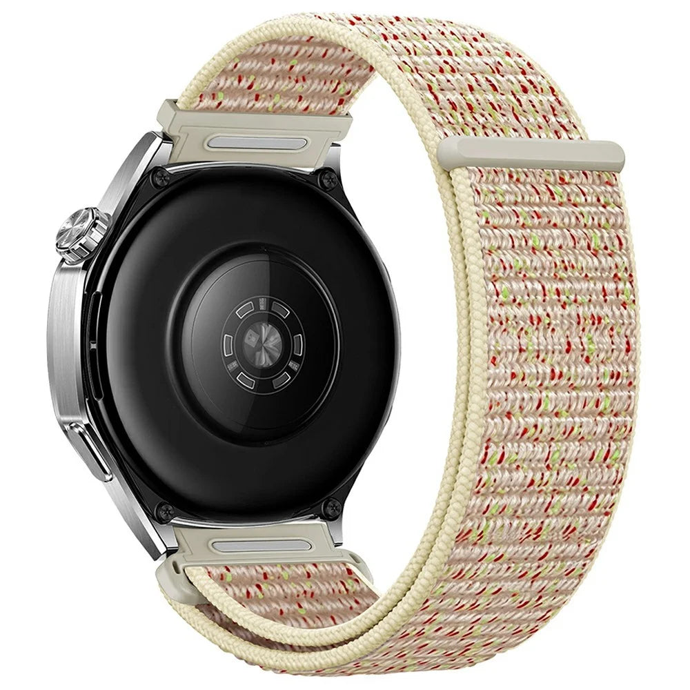 18mm Nylon Sport Loop Band for Huawei Watch GT 6 41mm / GT 5 41mm / GT 4 41mm Magic Tape Watch Strap - Sakura - 1