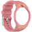 For Swatch Royal Pop Silicone Strap Replacement Watch Wristband - Pink / Yellow - 4