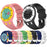 For Swatch Royal Pop Silicone Strap Replacement Watch Wristband - Pink / Yellow - 5