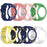 For Swatch Royal Pop Silicone Strap Replacement Watch Wristband - Pink / Yellow - 6