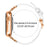Genuine Cow Leather Strap with Rose Gold Buckle for Apple Watch Ultra 3 2 1 49mm / Series 11 10 46mm / 9 8 7 45mm / SE3 SE2 SE 6 5 4 44mm / 3 2 1 42mm Rhinestone Connector Watch Band - White - 6