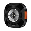 For Samsung Galaxy Watch8 44mm Metal Case Zinc Alloy + PC Protective Watch Frame - Black / Orange - 3