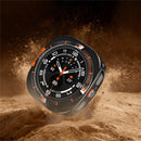 For Samsung Galaxy Watch8 44mm Metal Case Zinc Alloy + PC Protective Watch Frame - Black / Orange - 7