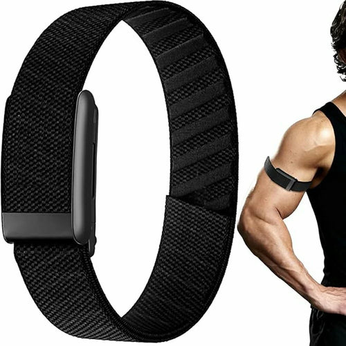 Armband for WHOOP 5.0 Peak  /  5.0 One Nylon Replacement Wristband Adjustable Sports Band - Black - 1