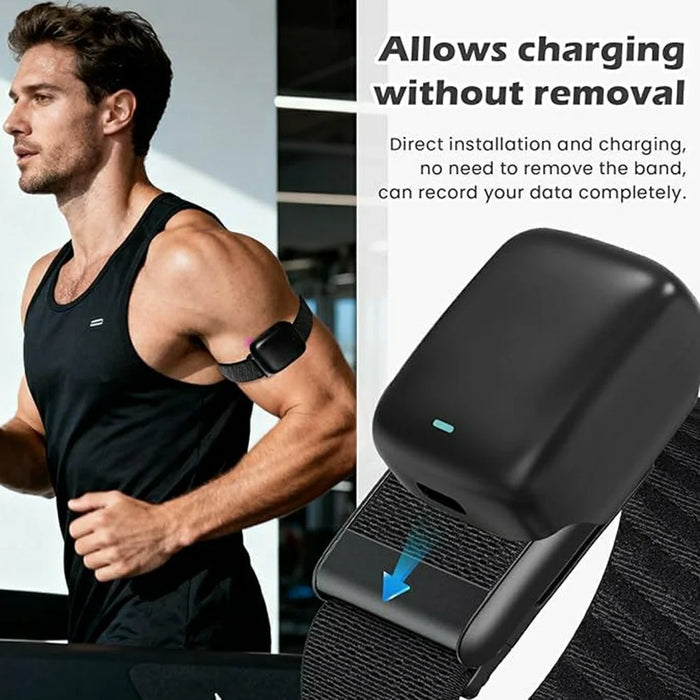 Armband for WHOOP 5.0 Peak  /  5.0 One Nylon Replacement Wristband Adjustable Sports Band - Black - 2