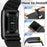 Armband for WHOOP 5.0 Peak  /  5.0 One Nylon Replacement Wristband Adjustable Sports Band - Black - 3