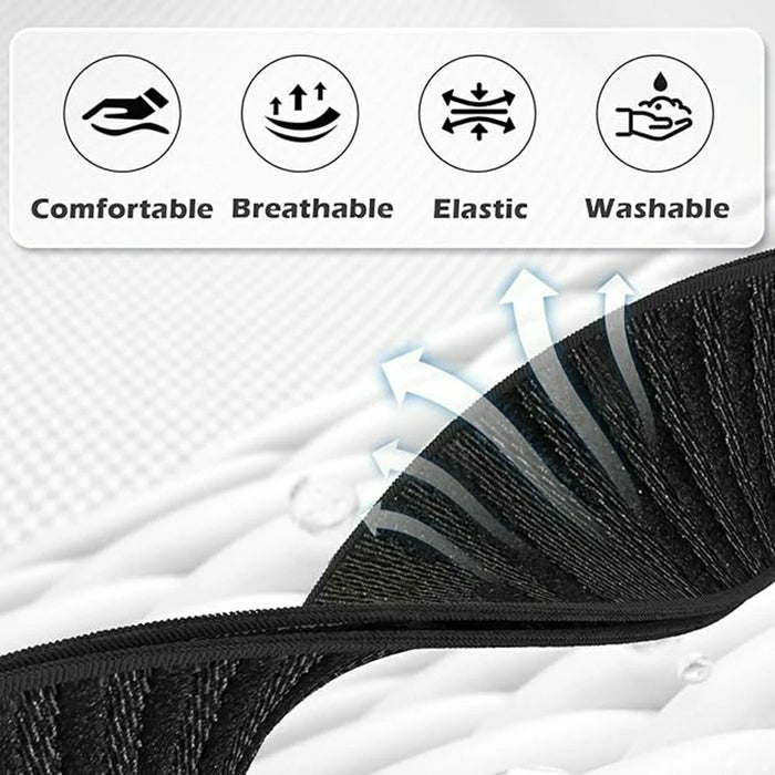 Armband for WHOOP 5.0 Peak  /  5.0 One Nylon Replacement Wristband Adjustable Sports Band - Black - 5