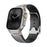 Dual Color Sports Strap for Apple Watch Ultra 3 2 1 49mm  /  Series 11 10 46mm  /  9 8 7 45mm  /  SE3 SE2 SE 6 5 4 44mm  /  3 2 1 42mm Silicone Band Stainless Steel Folding Clasp - Titanium+Grey - 3