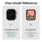 AULUMU C03 Titanium Alloy Strap for Apple Watch Ultra 3 2 1 49mm  /  Series 11 10 46mm  /  9 8 7 45mm  /  SE3 SE2 SE 6 5 4 44mm  /  3 2 1 42mm Magnetic Buckle Quick Release Microfiber Band - Silver+Black - 2