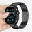 Watch Band for Apple Watch Ultra 3 2 1 49mm / Series 11 10 46mm / 9 8 7 45mm / SE3 SE2 SE 6 5 4 44mm / 3 2 1 42mm Titanium Alloy Metal Wristband - Black - 5