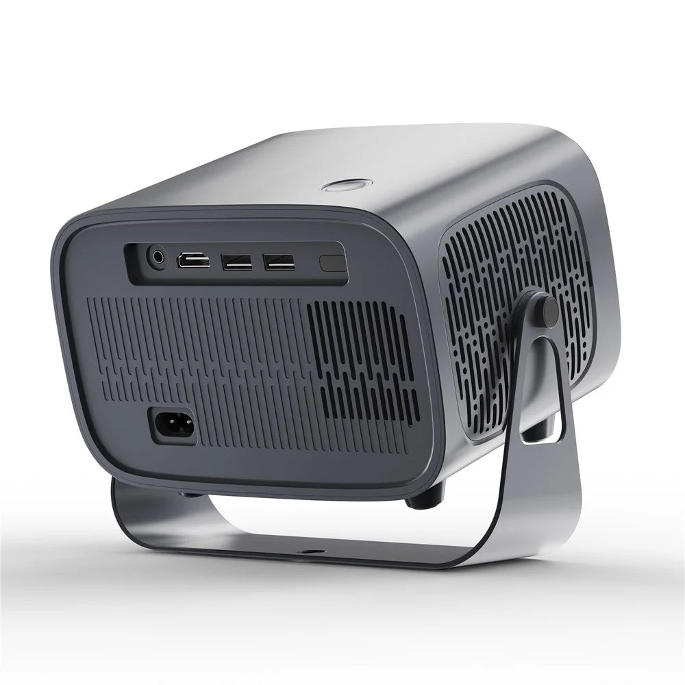 A10 PLUS Portable Smart Projector 720P Native 4K Decoding Android 11 WiFi 200 ANSI Lumens Home Theater - Black  /  EU Plug - 2