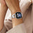 Watch Band for 	Fitbit Versa 4 / Versa 3 / Sense 2 , Butterfly Rhinestone Decor Metal Chain Wrist Strap - Silver - 7