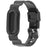 For Google Fitbit Air Transparent Watch Strap Clear TPU Watch Band with Integrated Watch Case - Transparent Black - 1