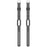 For Google Fitbit Air Transparent Watch Strap Clear TPU Watch Band with Integrated Watch Case - Transparent Black - 5