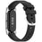 For Google Fitbit Air Adjustable Watchband TPU Strap with Transparent Watch Case - Black - 2
