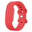 Size S Silicone Strap for Google Fitbit Air Butterfly Buckle Sweatproof Sports Band - Red - 1