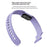 Size S Silicone Strap for Google Fitbit Air Butterfly Buckle Sweatproof Sports Band - Red - 5