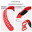 Size S Silicone Strap for Google Fitbit Air Butterfly Buckle Sweatproof Sports Band - Red - 6